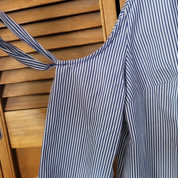 Blue and White Stripped Top - Picture 2 of 7